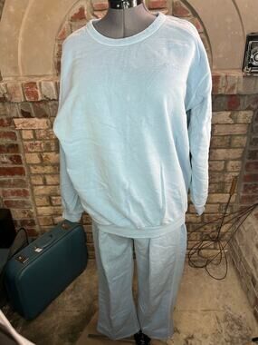 sweat suit 1980s blue northern exposure